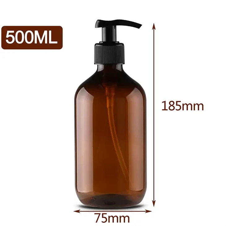 16oz Plastic Bottle With Pump For Cosmetic