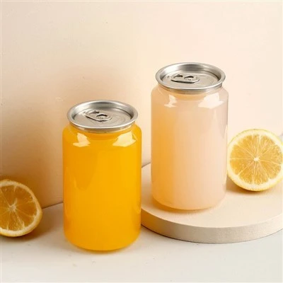 Factory Price PET Plastic Jar With Pull Ring Cap 250ml 330ml 500ml
