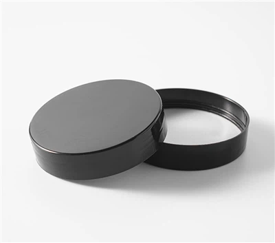 Matte Black Plastic Jar For Face Cream Custom Capacity