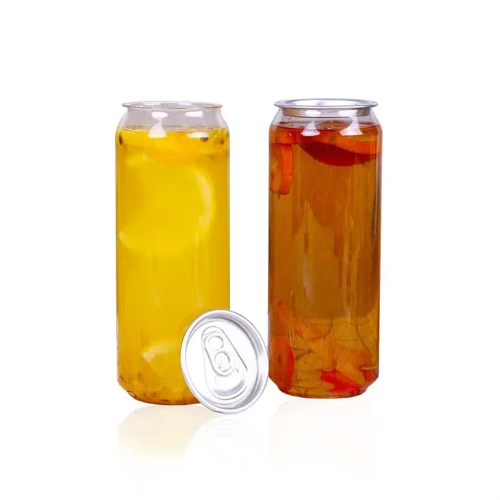 330ml 500ml PET Diod Plastig Can