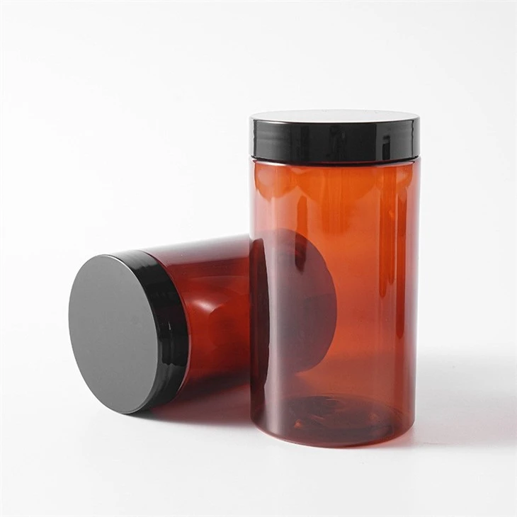 Plastic Jars Cosmetics Wide 8oz