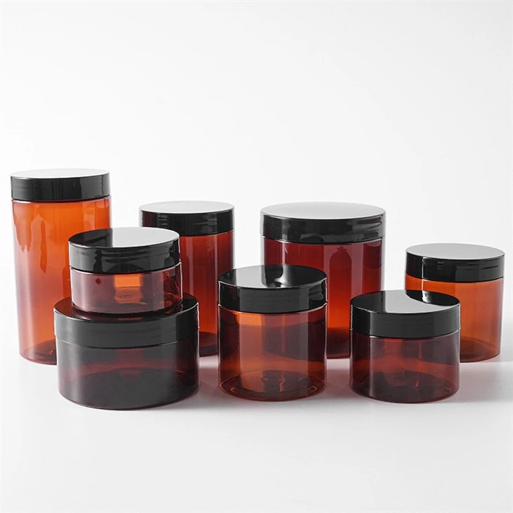 Plastic Jars Cosmetics Wide 8oz
