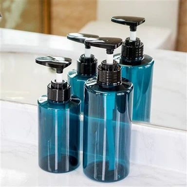 Potel pwmp plastig moethus arfer potelau siampŵ 300ml