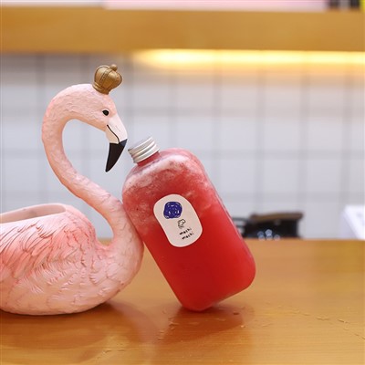 Poteli Pecynnu Diod Plastig Anifeiliaid Anwes Gyda Chaeadau Alwminiwm