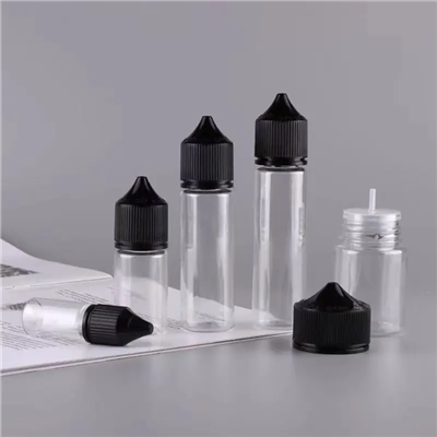 Potel Plastig Olew Dropper Potel Sudd Cap Ymyrrwr-brawf Plant