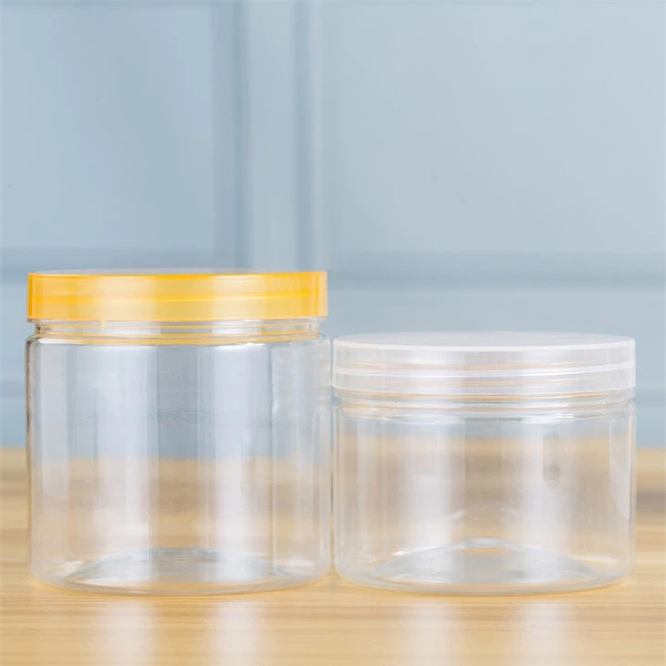 Jar Hufen Cosmetig Plastig Anifeiliaid Anwes Gyda Chaead Du Gwyn