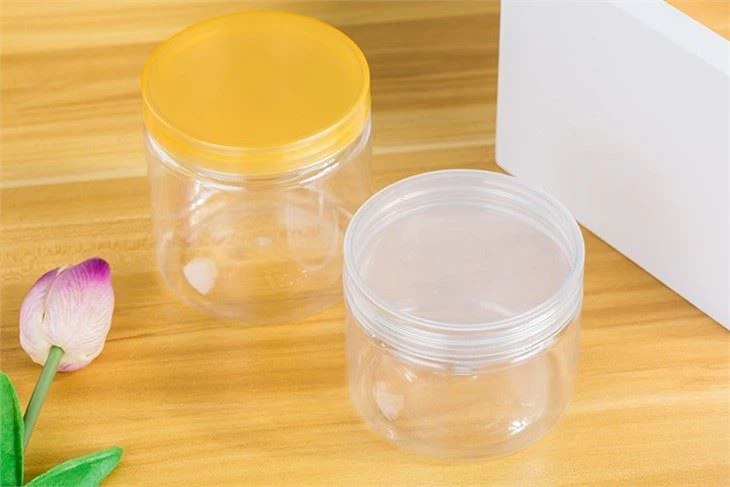 Candy Empty Clear Pet Cookie Can