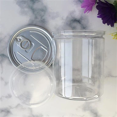 NH Pull Ring Jar Cynhwysydd Plastig